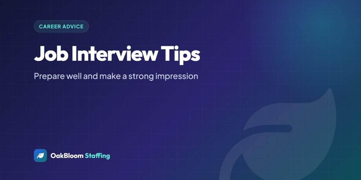 Job Interview Tips: How to Prepare and Make a Strong Impression